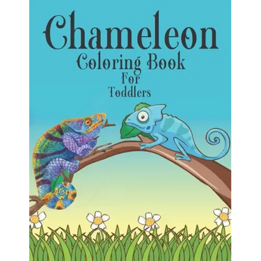 Chameleon Coloring Book For Toddlers