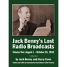 Jack Benny's Lost Radio Broadcasts Volume Two (hardback): August 1 - October 26, 1932