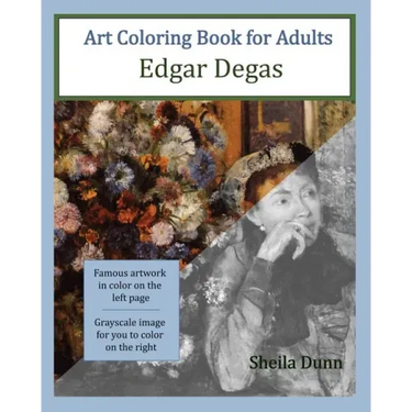 Art Coloring Book for Adults: Edgar Degas