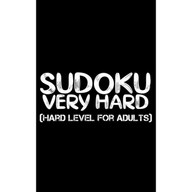 Sudoku: Hard Level for Adults - All 9*9 Hard 158+ Sudoku - Pocket Sudoku Puzzle Books - Sudoku Puzzle Books Hard - Large Print