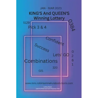KING'S And QUEEN'S Winning Lottery: Jan-Mar 2023