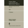 Modern Analysis of Value Theory