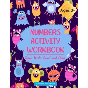 Numbers Activity Workbook: Trace, Write, Count and Draw