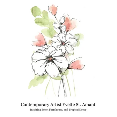 Contemporary Artist Yvette St. Amant: Inspiring Boho, Farmhouse, and Tropical Decor