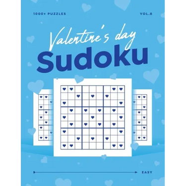 Valentine's Day Sudoku vol.8: 1000+ Easy Sudoku Puzzle Book For Adults - Valentine Gift For Her or Him