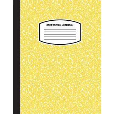 Classic Composition Notebook: (8.5x11) Wide Ruled Lined Paper Notebook Journal (Yellow) (Notebook for Kids, Teens, Students, Adults) Back to School an