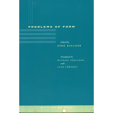 Problems of Form