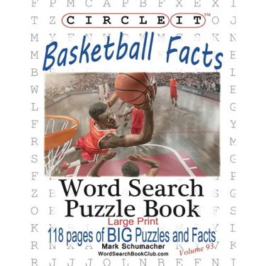 Circle It, Basketball Facts, Word Search, Puzzle Book