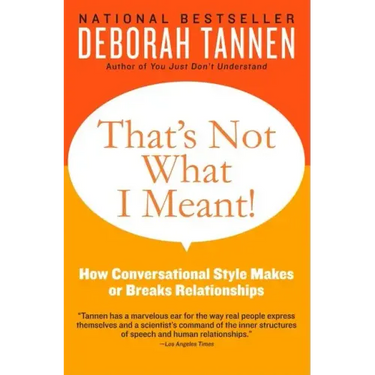 That's Not What I Meant!: How Conversational Style Makes or Breaks Relationships