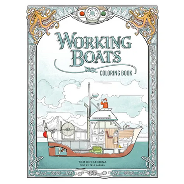Working Boats Coloring Book