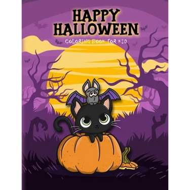 Happy Halloween: coloring book for kid