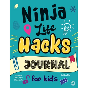 Ninja Life Hacks Journal for Kids: A Keepsake Companion Journal To Develop a Growth Mindset, Positive Self Talk, and Goal-Setting Skills
