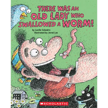 There Was an Old Lady Who Swallowed a Worm!