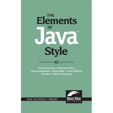 The Elements of Java Style