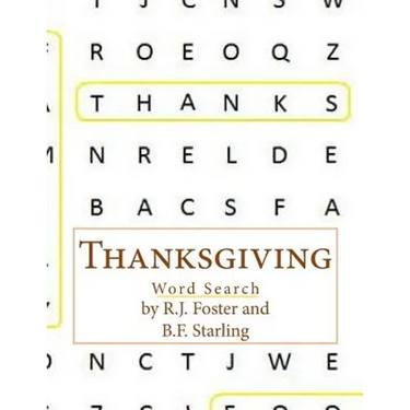 Thanksgiving: Word Search