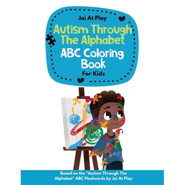 Autism Through The Alphabet ABC Coloring Book For Kids