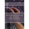 Interpretation of Legal Discourse