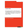 The Implementation of the Principle of Non-Refoulement in Africa. The Protection of the Rights of Refugees in situation of Massive Influx