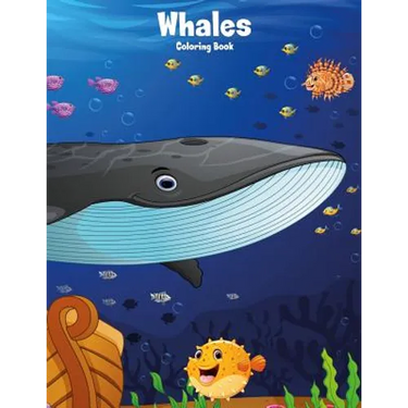Whales Coloring Book 1