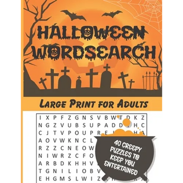 Halloween Wordsearch: For Adults, Large Print