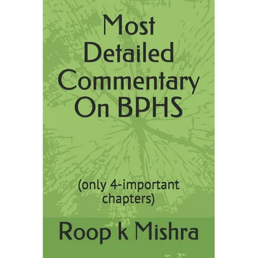 Most Detailed Commentary On BPHS: (only 4-important chapters)