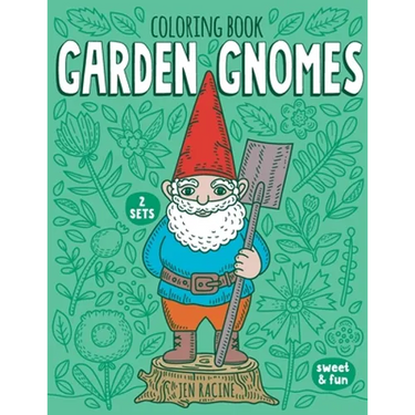 Garden Gnomes Coloring Book