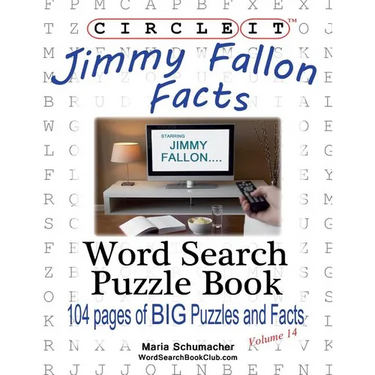 Circle It, Jimmy Fallon Facts, Word Search, Puzzle Book