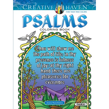 Creative Haven Psalms Coloring Book