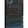Bible Testimony, on Abstinence From the Flesh of Animals as Food: Being an Address Delivered in the Bible-Christian Church...; no. 11