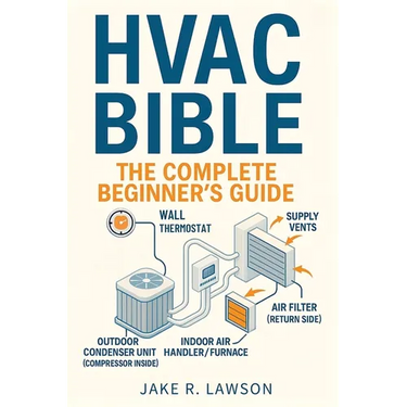 HVAC Bible: The Complete Beginner's Guide: Master HVAC Systems with Visual Guides, Step-by-Step Lessons, Troubleshooting, Maintenance, and Certificati