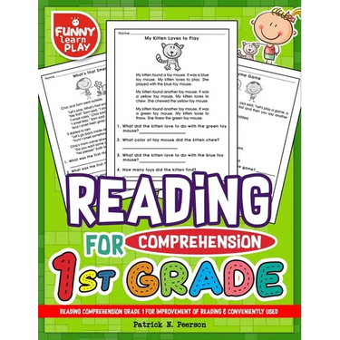Reading Comprehension Grade 1 for Improvement of Reading & Conveniently Used: 1st Grade Reading Comprehension Workbooks for 1st Graders to Combine Fun