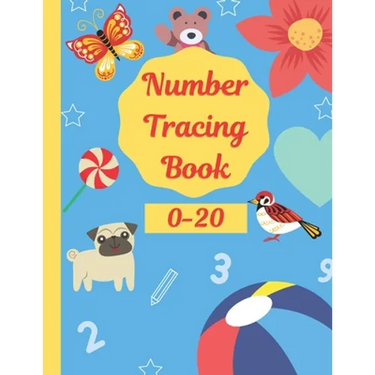 Number Tracing Book 0-20: Math Practice Workbook for Preschoolers