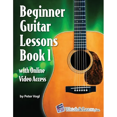 Beginner Guitar Lessons Book 1 with Online Video Access