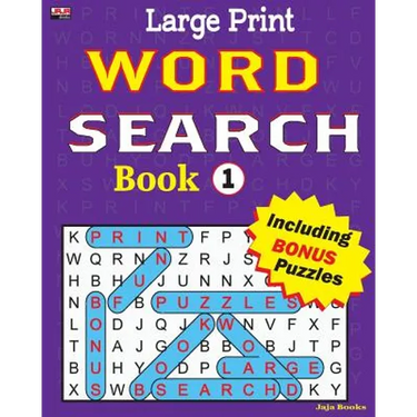 Large Print WORD SEARCH Book