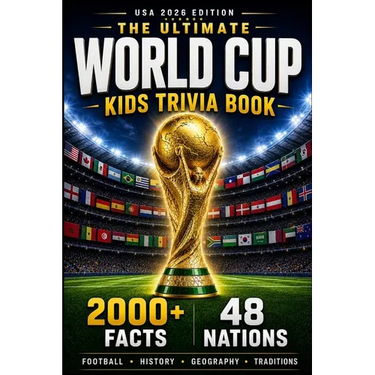 The Ultimate World Cup Kids Trivia Book: 2000+ Fun Facts About Football, History, Geography & Traditions from All 48 Nations