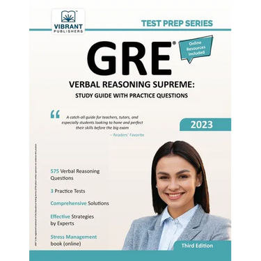 GRE Verbal Reasoning Supreme: Study Guide with Practice Questions