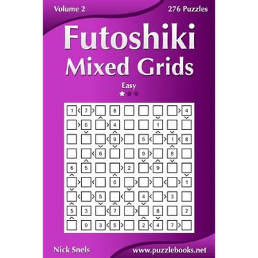 Futoshiki Mixed Grids - Easy - Volume 2 - 276 Puzzles