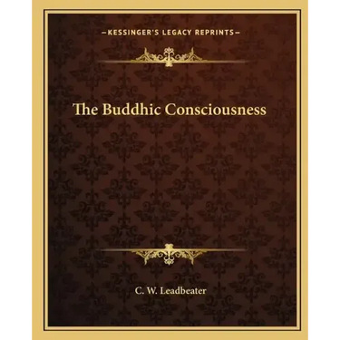 The Buddhic Consciousness
