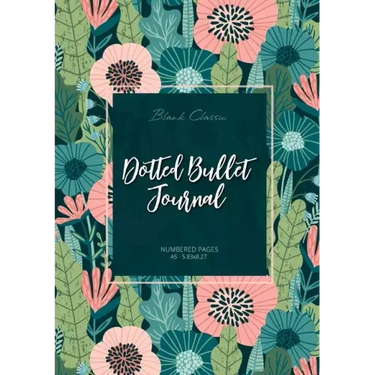 Dotted Bullet Journal: Medium A5 - 5.83X8.27 (Meadow Flowers)
