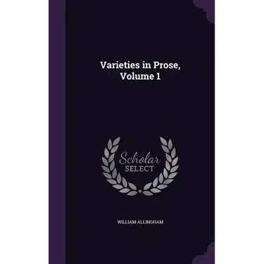 Varieties in Prose, Volume 1