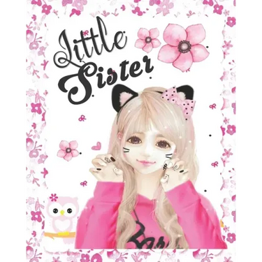 Little Sister: Puzzle Game Spot the Differences Maze Sudoku Word Search are Children Activities Book for Young Preschool Kids Age 4-8