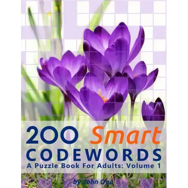 200 Smart Codewords: A Puzzle Book For Adults: Volume 1