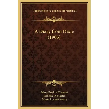 A Diary from Dixie (1905)