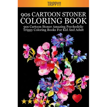 90s Cartoon Stoner Coloring Book