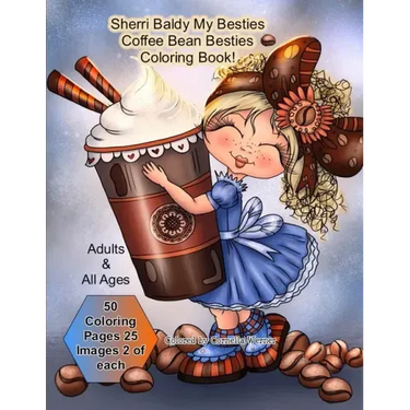 Sherri Baldy My Besties Coffee Bean Besties Coloring Book