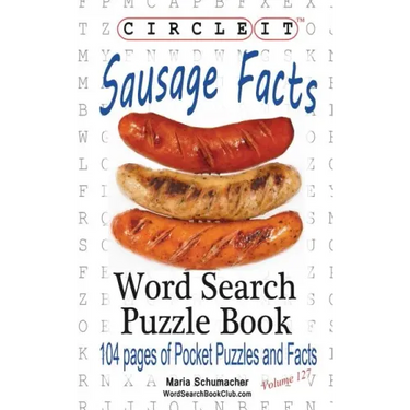 Circle It, Sausage Facts, Word Search, Puzzle Book