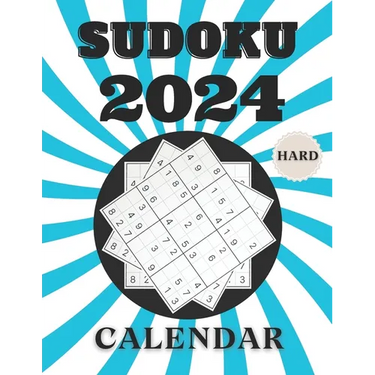 2024 hard Sudoku calendar: 366 challenging Sudoku puzzles With Full Solutions, one puzzle every day of the year, Gift Ideas for Teens, Adults, an