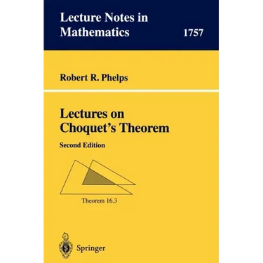 Lectures on Choquet's Theorem