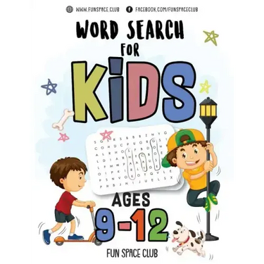 Word Search for Kids Ages 9-12: Word Search Puzzles for Kids Activity Books Ages 9-12 Grade Level 4 5 6 7