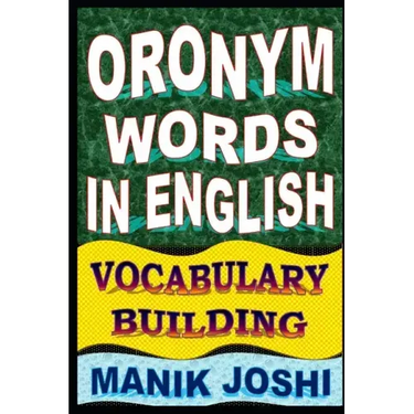 Oronym Words in English: Vocabulary Building